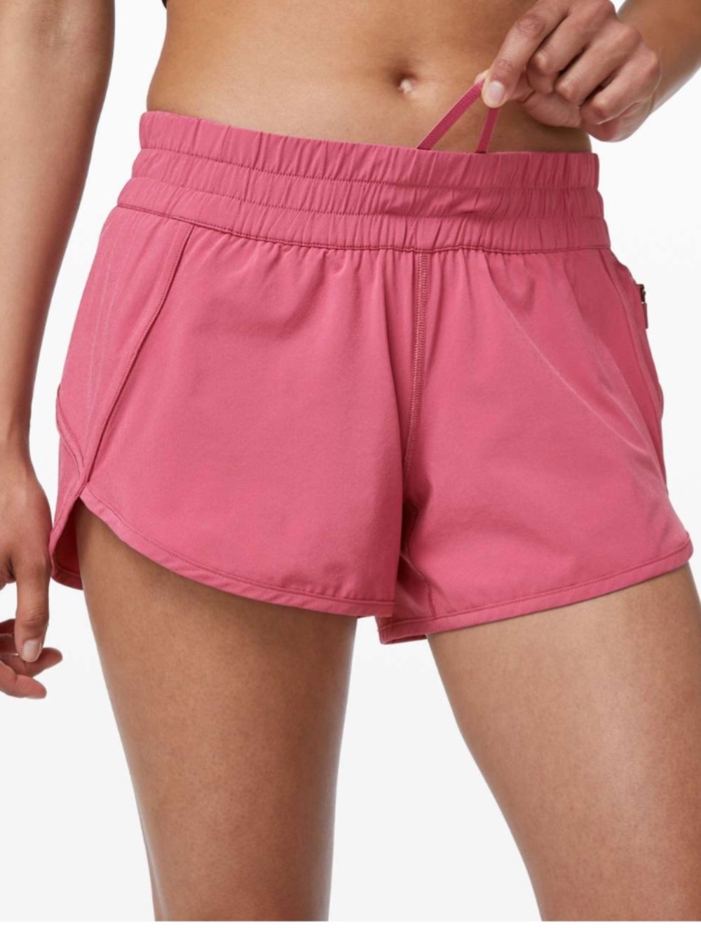 LULULEMON Tracker Short Pink Size 6 Lined Gym Running Workout